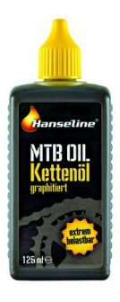 Мастило для ланцюга Hanseline MTB-Oil Kettenoel графітне 125мл