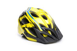 Шлем ONRIDE Rider глянцевый желтый/голубой S (48-52 см)  Фото