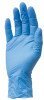 Перчатки рабочие нитриловые текстурированные SafeTouch Advanced голубой L, пара