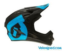 Шлем фуллфейс SixSixOne 661 COMP HELMET черный/голубой XL (60-62см)  Фото