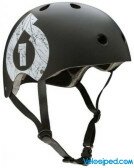 Шлем для экстрима SixSixOne 661 DIRT LID ICON черный/белый мат  Фото