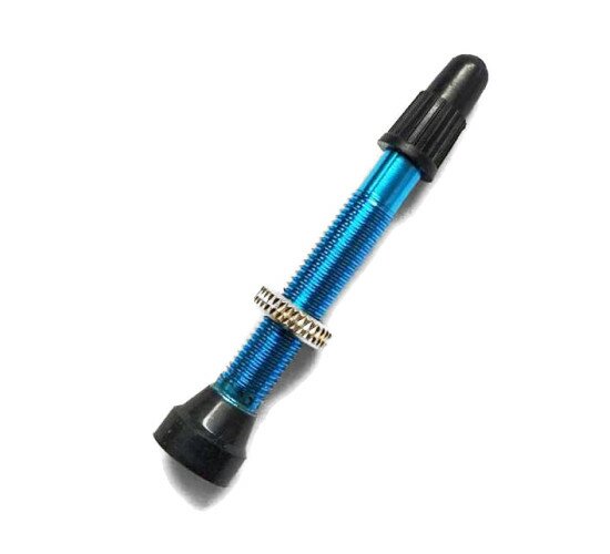 Безкамерний ніпель SILCA Presta 42 мм синій OEM