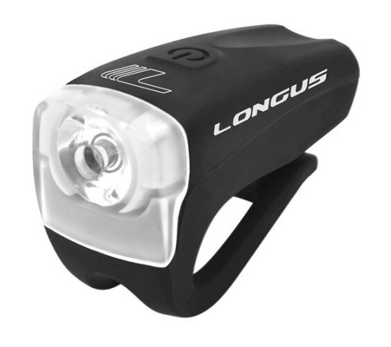 Світло переднє Longus PRETY 3W LED 3F USB габаритне чорний