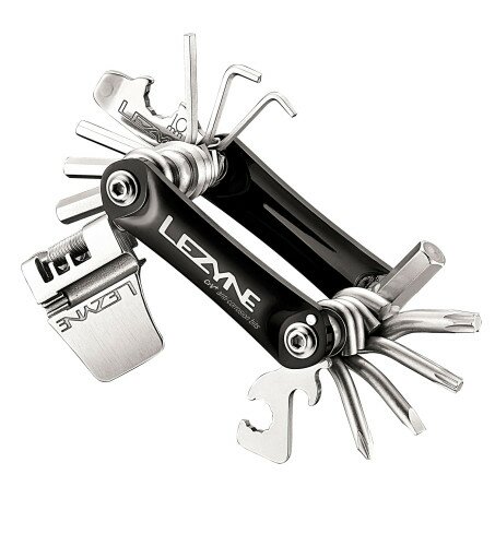 Ключі-мультитул Lezyne RAP - 20 функцій чорний/сріблястий