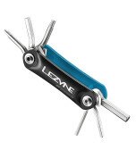 Ключі-мультитул Lezyne RAP - 6 функцій блакитний/сріблястий  Фото