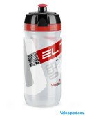 Фляга Elite CORSA 550мл Biodegradable білий/червоний  Фото