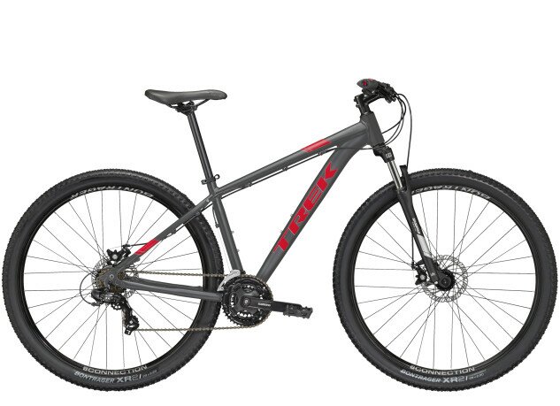 Велосипед Trek 2021 Marlin 4 27.5" сірий/червоний XS (13.5")