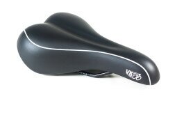 Седло Velo VL-3137 C74 Gel черный логотип VK  Фото
