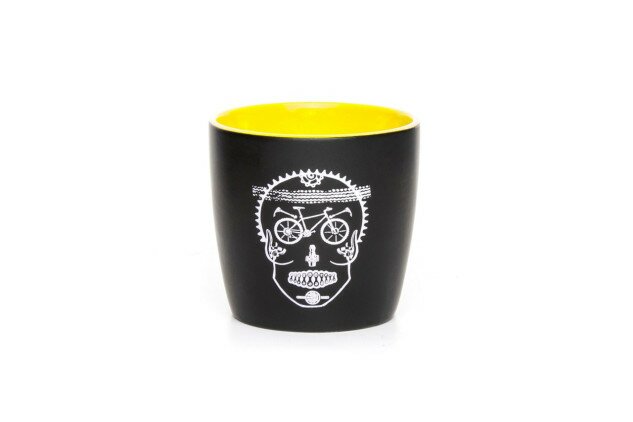 Чашка Skull деколь чорний/жовтий