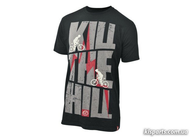 Футболка KLS Kill the hill черный XL