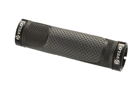 Ручки руля Velo VLG-776AD3 з замками чорний 130 мм