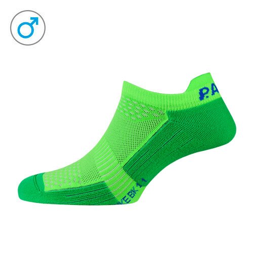 Шкарпетки чоловічі P.A.C. BK 1.1 Bike Footie Zip Men зелений/синій 40-43