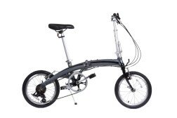 Велосипед складаний Langtu KW017(14) 16" сріблястий/чорний (Silver/Black)  Фото