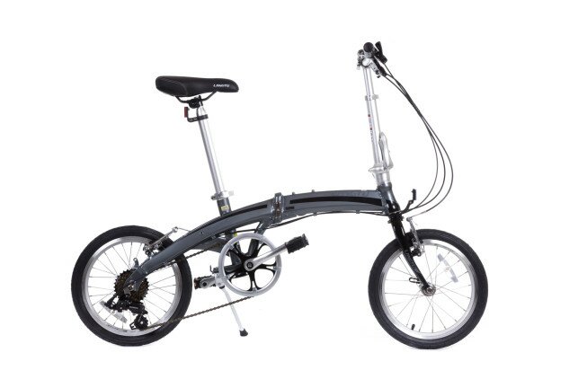 Велосипед складаний Langtu KW017(14) 16" сріблястий/чорний (Silver/Black)