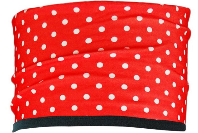Головной убор P.A.C. Kids Headband Fleece Dots Red