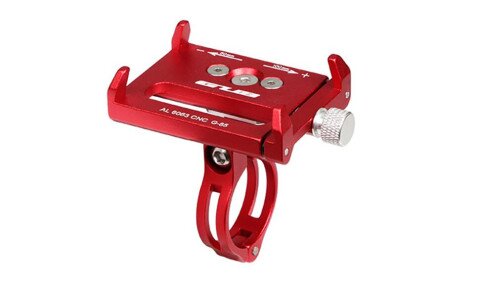 Тримач гаджетів GUB G-85 алюмінієвий на руль червоний