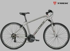 Велосипед Trek-2015 8.2 DS серый/красный (Ti-Red) 17.5"  Фото