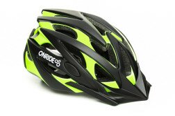 Шлем ONRIDE Cross матовый черный/зеленый L (58-61 см)  Фото