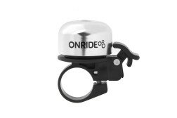 Дзвоник ONRIDE Tone хомут 22.2 мм сріблястий  Фото