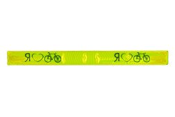 Светоотражающая полоска ONRIDE логотип "Я люблю Велосипед" размер L  Фото