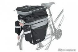 Сумка на багажник KLS Trial (объем 35 л) черный/серый  Фото