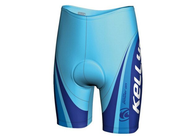 Велотрусы женские Kellys Pro без лямок с памперсом голубой L
