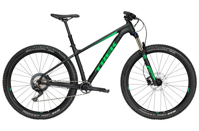 Велосипед Trek 2018 Roscoe 9 27.5 чорний/зелений 17.5"