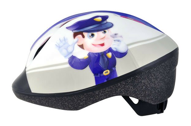 Шлем детский Longus Funn 2.0 Police Man 48-54см