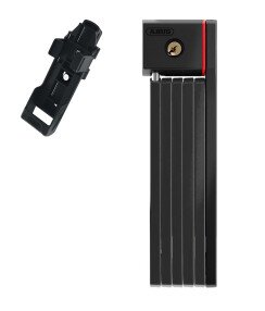 Велозамок сегментний ABUS 5700/80 uGrip Bordo™ циліндровий чорний + SH