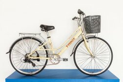 Велосипед Trinx Cute 3.0 26" желтый/коричневый 15"  Фото