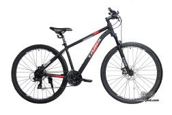 Велосипед Trinx M136 PRO 29" чорний/сірий/червоний 21"  Фото