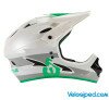 Шлем фуллфейс SixSixOne 661 COMP BOLT HELMET серый/зеленый S (55-56 см)