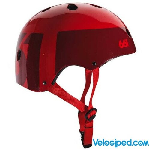 Шлем для экстрима SixSixOne 661 DIRT LID красный глянець