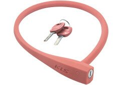 Велозамок KLS Sunny тросовий рожевий  Фото