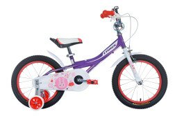 Велосипед дитячий Trinx Princess 2.0 16" фіолетовий/рожевий/білий  Фото