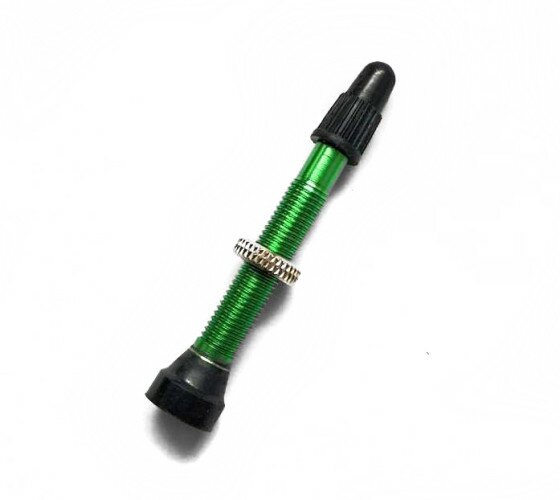 Безкамерный ниппель SILCA Presta 42 мм зеленый OEM