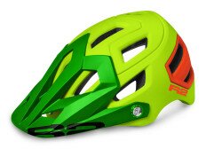 Шлем R2 Trail зеленый/красный L (58-61 см)  Фото