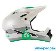 Шлем фуллфейс SixSixOne 661 COMP BOLT HELMET серый/зеленый XS (52-54см)  Фото
