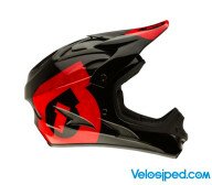Шлем фуллфейс SixSixOne 661 COMP HELMET черный/красный XL (60-62см)  Фото