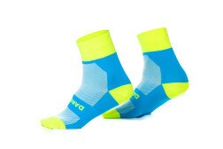 Шкарпетки Monton блакитний/лайм Free Size  Фото