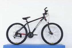 Велосипед TRINX M116 Expert Elite Trinx 27.5" черный/красный 21"  Фото