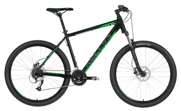 Велосипед Kellys 2020 Madman 50 (27.5") Black Green S (17.5")