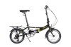 Велосипед складаний Langtu KH017 16" чорний/зелений (Black/Green)