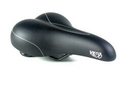 Седло Velo VL-6074E черный логотип VK  Фото