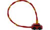 Велозамок ланцюговий ABUS 1510/60 Fire Departament циліндровий червоний
