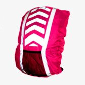 Чехол на рюкзак Refloactive 3M светоотражающий водонепроницаемый розовый 25-42 л  Фото