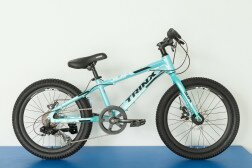 Велосипед дитячий Trinx Junior 3.0 20" блакитний/білий/чорний  Фото