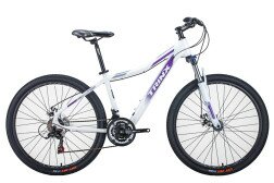 Велосипед Trinx N106 26" белый/фиолетовый/серый 15.5"  Фото
