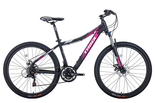 Велосипед Trinx N106 26" чорний/рожевий/сірий 15.5"