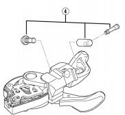 Кріплення компонента інтеграції шифтера Shimano SL-M670/M610-B-I (I-spec B-type)  Фото